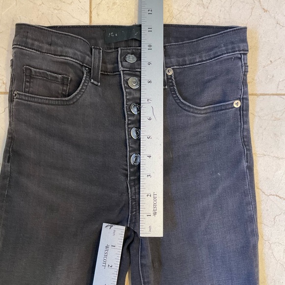 Veronica Beard Beverly 10” High Rise Flare Leg Black Jeans, 5-Pocket, Size 27 - Picture 14 of 15